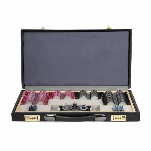 Набор на 158 пробных очковых линз Армед в металлической обойме с оправой с поверкой 