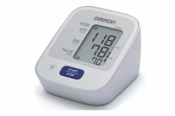 Тонометр автоматический на плечо OMRON M2 Basic с манжетой 22-42 см и адаптером (HEM-7121-ALRU)