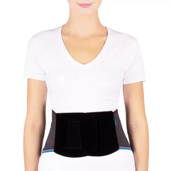 Корсет ортопедический для женщин Тривес Evolution Т-1582, высота 25см, 4 ребра жесткости, черный 