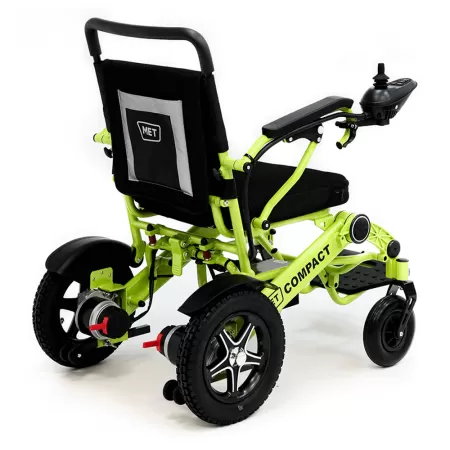 Кресло-коляска с электроприводом MET Compact 35 складная, с алюминиевой рамой