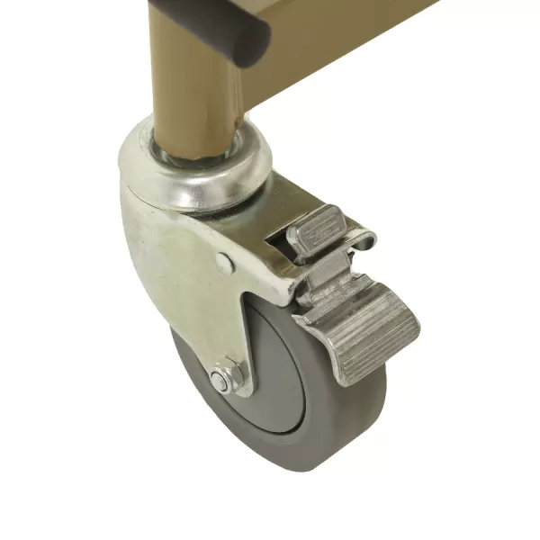 Кровать электрическая MED-MOS YG-1 ЛДСП коричневый с металлическими ламелями и регулировкой высоты