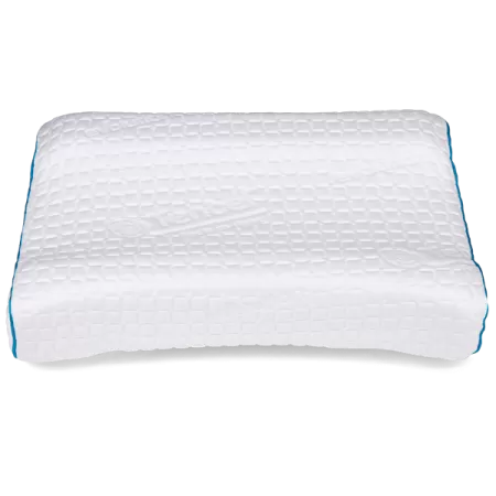 Подушка ортопедическая Тривес Evolution ТОП-906 Solace, с эффектом памяти и выемкой под плечо, валики 14 и 12 см