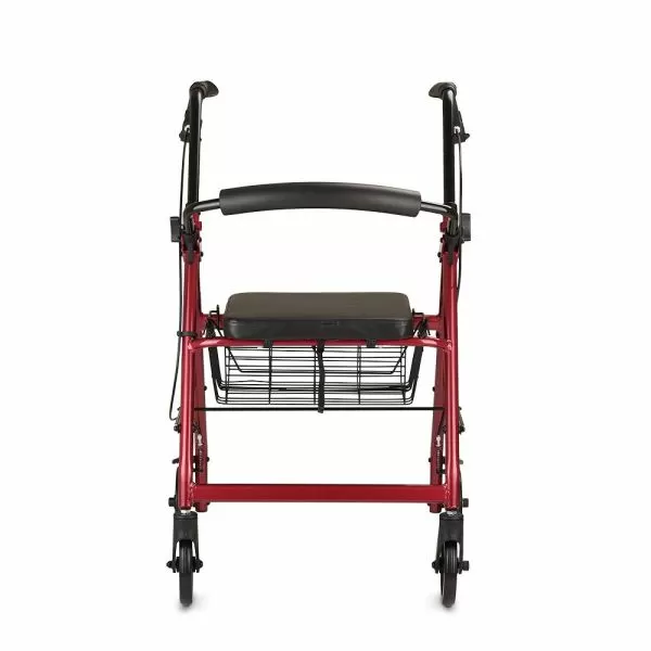 Ходунки-роллаторы Армед KR966LH с сиденьем, корзиной и повышенной грузоподъемностью до 120 кг