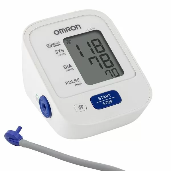 Тонометр автоматический на плечо OMRON M2 Eco с манжетой 22-32 см и адаптером (HEM-7126-ARU)