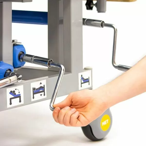 Кровать механическая МЕТ REMEKS, артикул 21077, кардиокресло, туалет, с функцией переворота, нагрузка до 150 кг