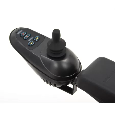 Кресло-коляска с электроприводом МЕТ ROUTE 14, амортизирующей подвеской и регулируемой шириной сиденья 43-55 см