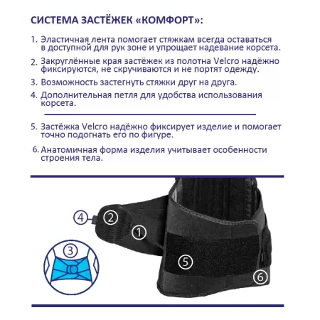 Корсет ортопедический грудопоясничный Крейт Б-504