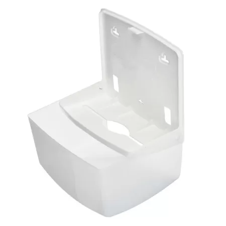 Диспенсер для листовых полотенец R1318TW пластиковый белый, лист V-сложения