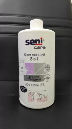 Крем моющий для тела 3 в 1 SENI CARE 1000мл без дозатора