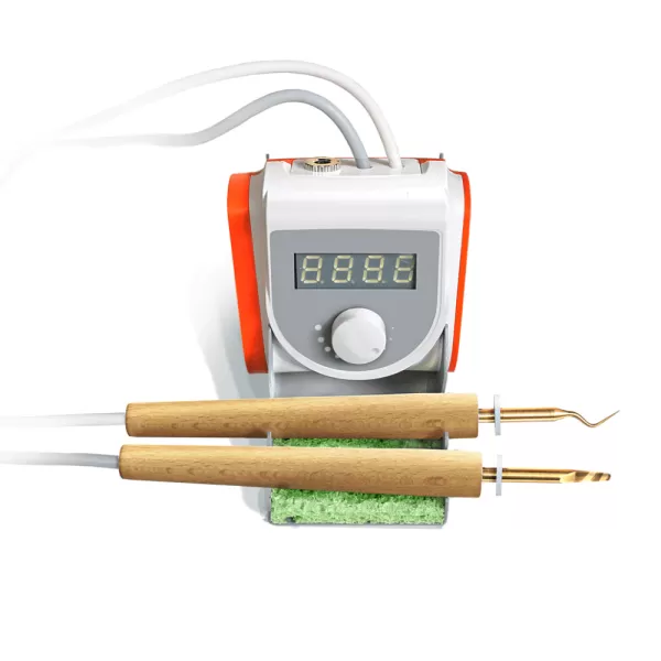 Электрошпатель зуботехнический двухканальный Аверон ЭШЗ 2.1 ДУЭТ НЬЮ с цифровой индикацией температуры