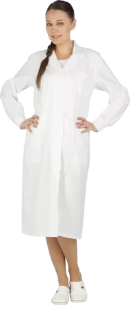 Халат медицинский Бязь (бел жен)