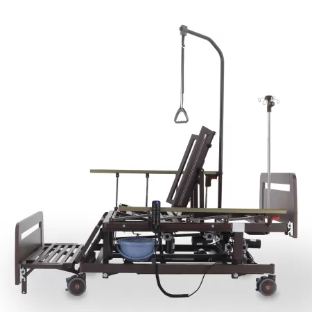 Кровать электрическая MED-MOS DB-11А ЛДСП венге с регулировкой высоты, туалетом и функцией переворота