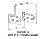 Поручень для инвалидов ППУ-03.01.530.670.590.Н для писсуара