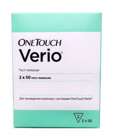 Тест-полоски OneTouch Verio №100