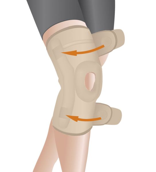 Ортез коленного сустава Orliman 6120 с полицентрическими шарнирами 