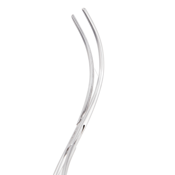 Зажим сосудистый периферический по Де Беки ПТО Медтехника, изогнутый по радиусу, 190 мм 